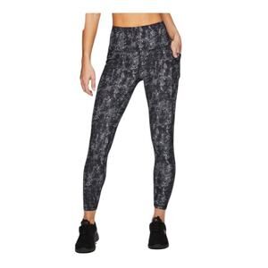 RBX NWOT Leggings High Waist all over snakeskin print black size S